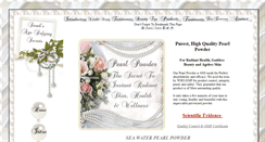 Desktop Screenshot of pearl-powder.agedefying-secrets.com